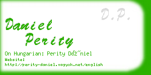 daniel perity business card